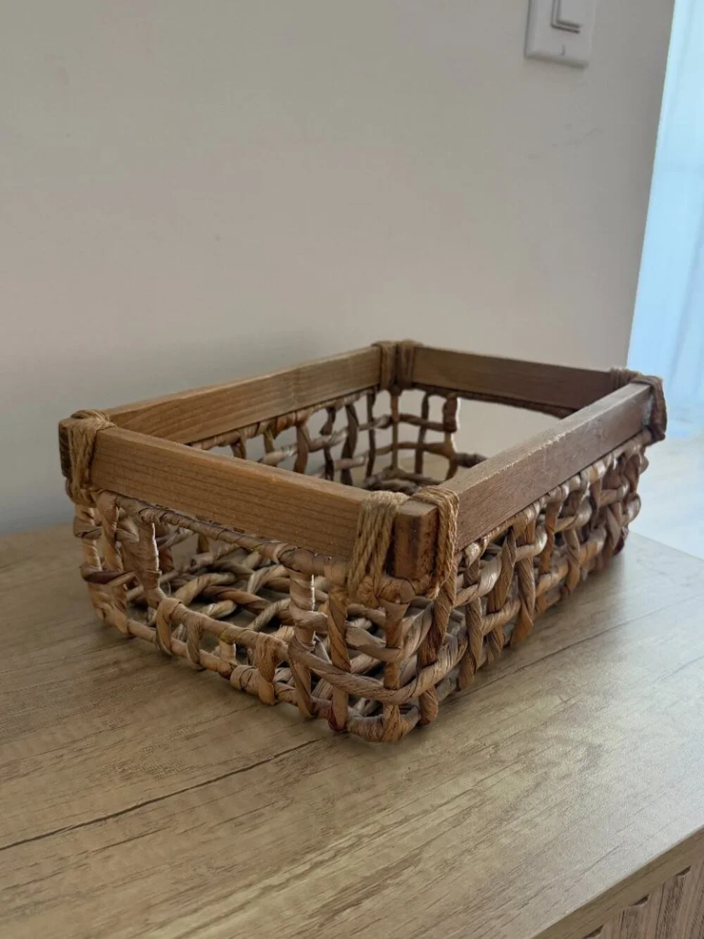 home | small wicker woven storage basket